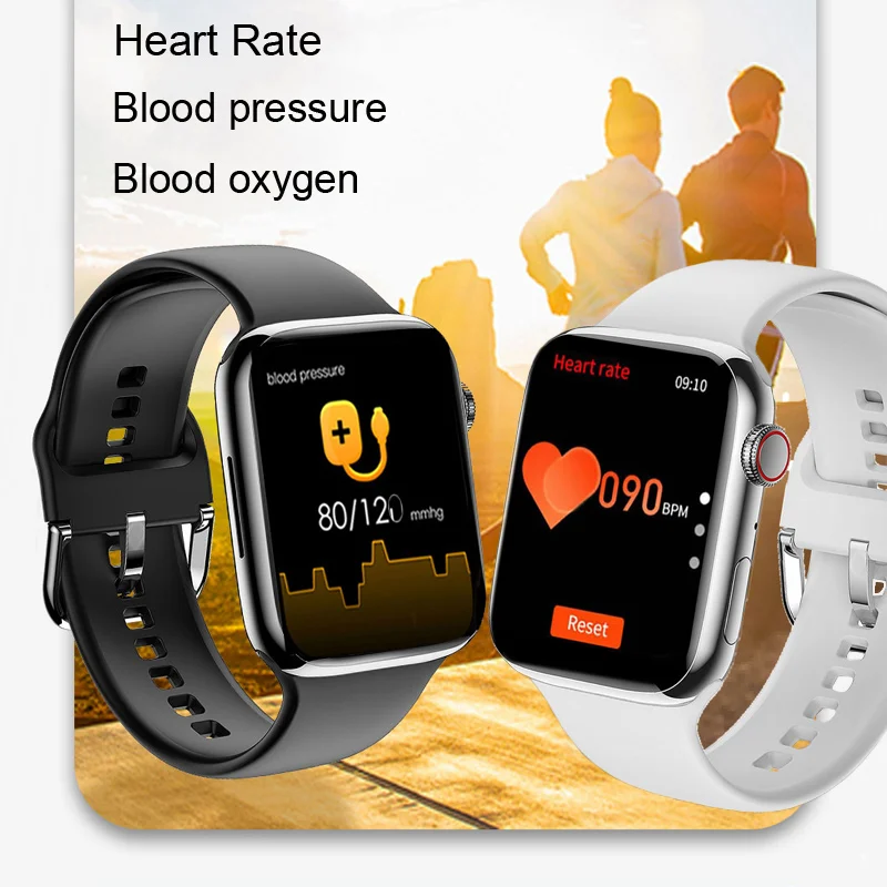 2.0 ġ Ʈ ġ Series 7 Woman Man 2022 X8 Max  긮 ȭ  Smartwatch Men Heart Rate monitor Watch + Box