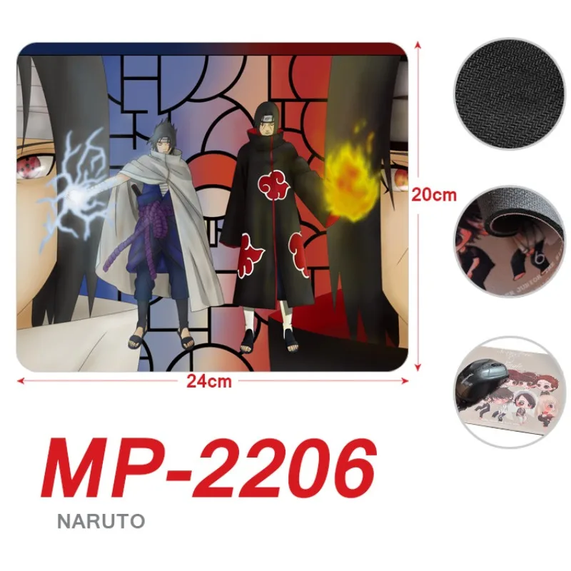 

2023 New Naruto Mouse Pad Square Anime Two-dimensional Creative Wrist Mouse Pad Office Writing Waterproof Desktop Pad