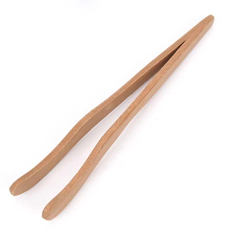 100% Natural bamboo Tea Clips  Handmade Bamboo Tweezers Curved Straight Kung Fu Tea Accessories