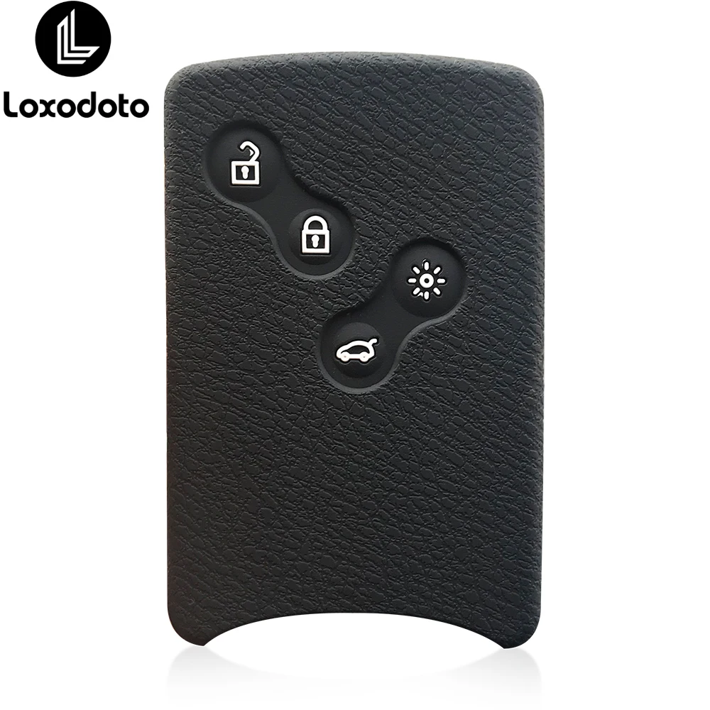 Renault Kaptur Captur Clio Logan Megane 2 3 Scenic Laguna Koleos Danilo Nema Fluence 용 실리콘 스마트 카드 키 케이스 커버