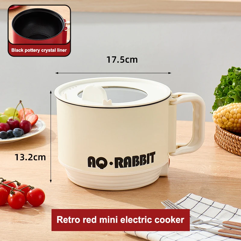 סיר בישול חשמלי רב תכליתיים נייד קטן סיר אטריות חם בית סיר בישול חשמלי