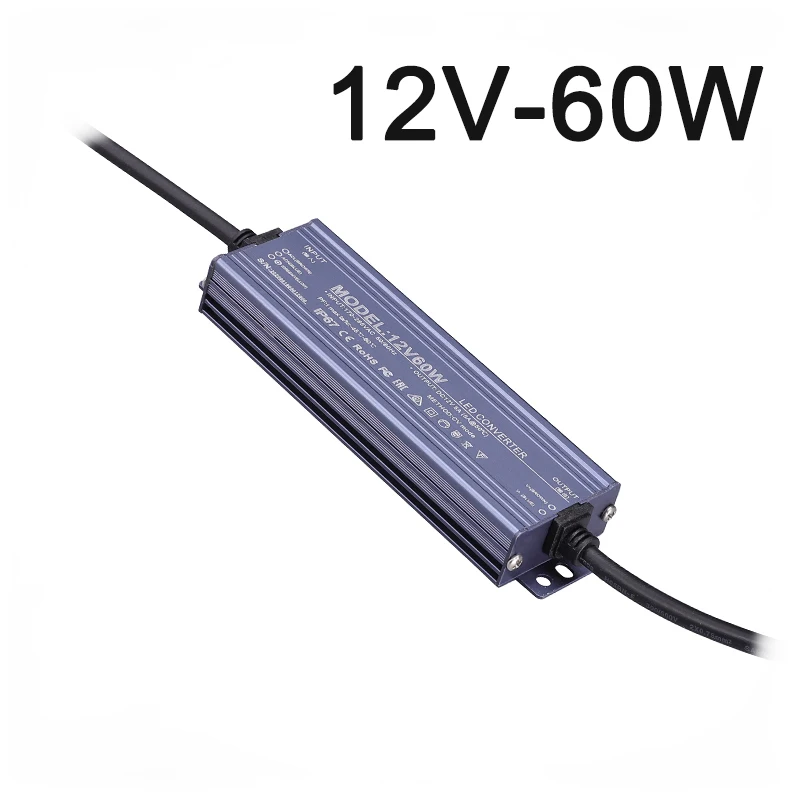 ตัวเลือกสินค้า สวิตชิ่งซัพพลายกันน้ำกลางแจ้ง 12-24V ทนทาน IP67