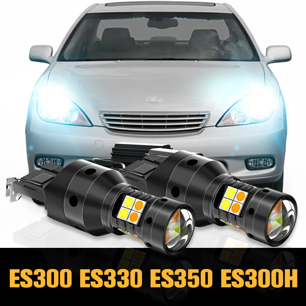 

2x Canbus LED Dual Mode Turn Signal+Daytime Running Light DRL Accessories For Lexus ES300 ES330 ES350 ES300H 2002-2018 2006 2007