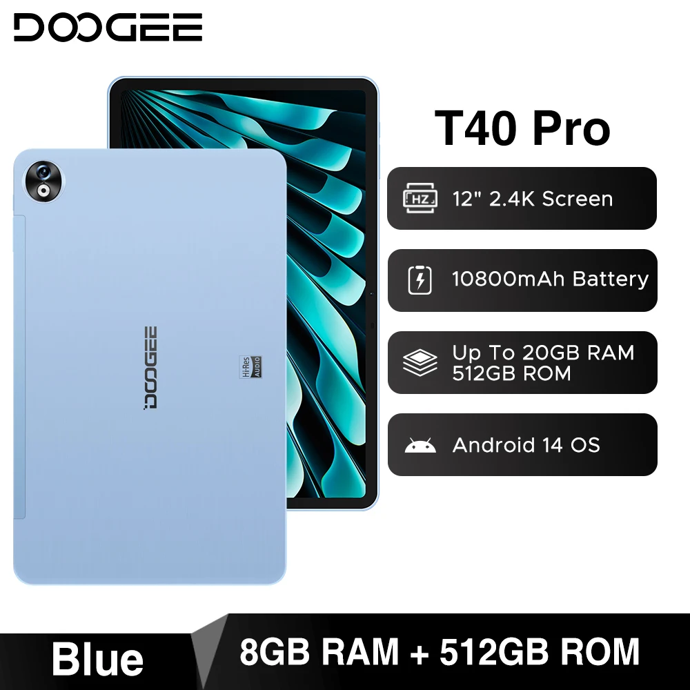 DOOGEE T40 PRO 12インチ タブレット Android タブレット Amazon.com : DOOGEE T40PRO 12 inch Tablet, Android 14