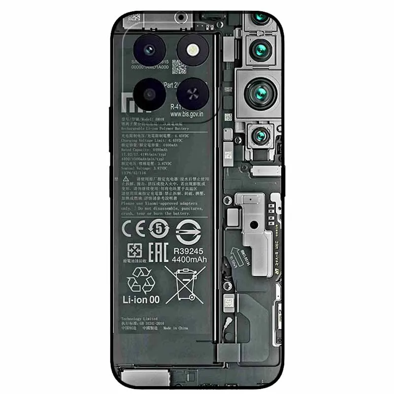 Wolf Bumper Silicone TPU Phone Case - Planet Protective Cool Animal Coque, 6.61