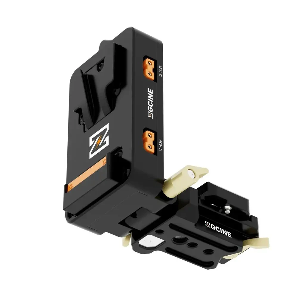 ZGCINE VM-VP4 V-Mount Battery Plate with Arca-Swiss Dual Quick Release Plate for