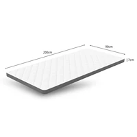 Матрас Rosahqnda H3, средняя прочность, сертификация эко Текса, высота 7см, 90/120/140/160180×200см, пена с тиснением семи зонов — изображение 3