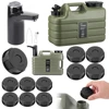 11L Outdoor Water Bucket Huge Capacity Portable Camp Water Bag Portable Water Dispenser Water Pump Adapter Cover for Camping 1
