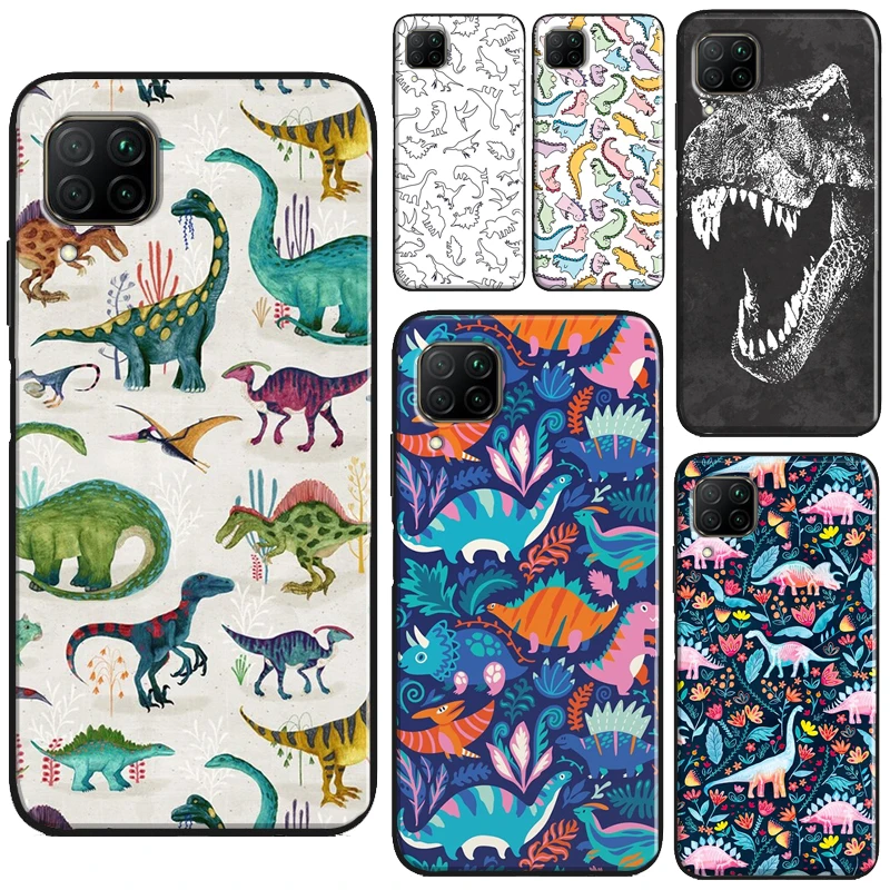 Simpatico Dinosauro Dino Per Huawei Honor X8A X7A X9A X8 50 70 90 Lite Magic5 Pro P20 P30 P40 P50 P60 Nova 9 5T Custodia
