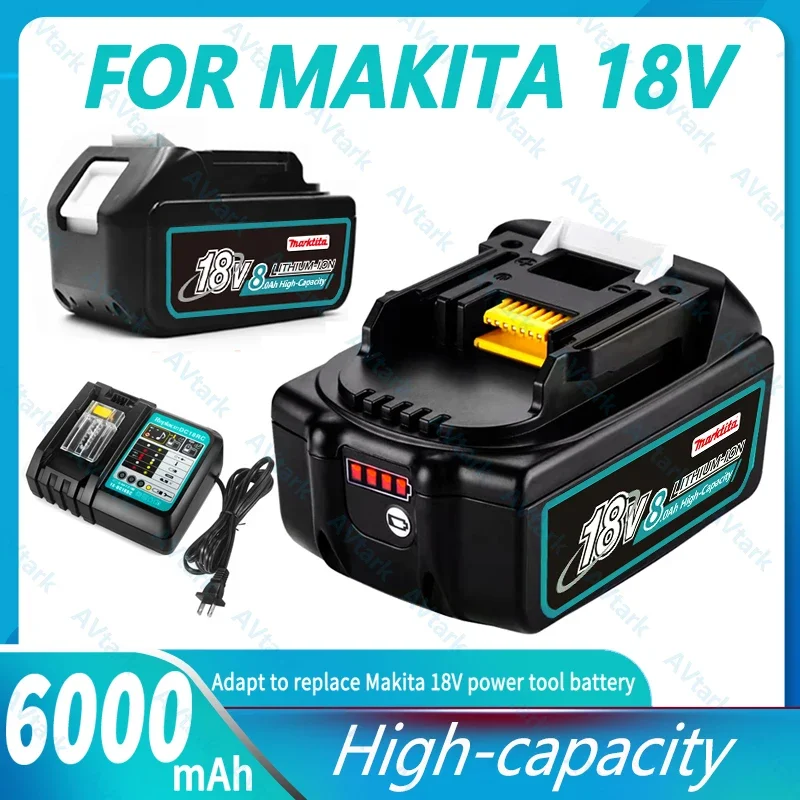 

Rechargeable 18V 3.0/4.0/6.0/9.0Ah Li-Ion Battery For Makita BL1830 BL1815 BL1860 BL1840 Replacement Power Tool Battery