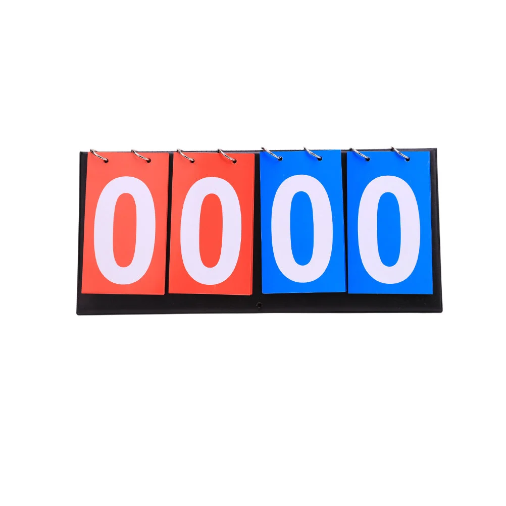 

Tabletop Scoreboard Flipper Four Scoreboards Table Tennis Portable Multi Sports Score Scoreboard