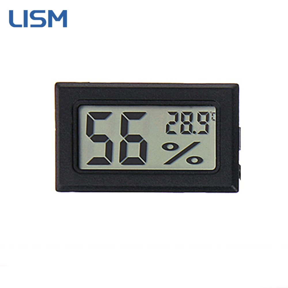 Hygrometer Temperature Humidity Sensor Mini Lcd Mini Wireless Digital Lcd Indoor Aliexpress