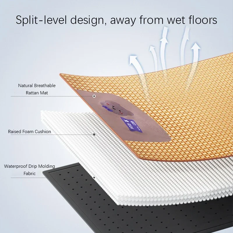 Pet Spring Summer Cool Mat Seasonal Mat Universal Type Dog Nest Cat Supplies Breathable Moisture-proof Cool But Not Cold