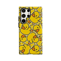 Yellow Rubber Ducks Glossy Double - Layer Phone Case - Samsung S24 PLUS5G (FR)