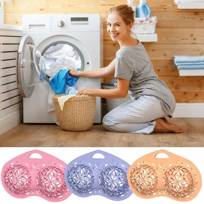 Silicone Bra Washing Bag Lingerie Bags Washing Delicates Silicone Mesh Lingerie  Bags Washer Dryer Machines Protection Bras