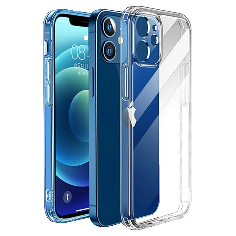 Premium Transparent Shockproof Silicone Phone Case