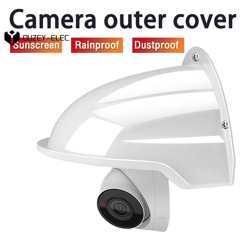Custodia protettiva per telecamera impermeabile di sicurezza Coperture protettive Scudo da parete Copertura antipioggia per Nest Ring Arlo Dome Bullet Outdoor