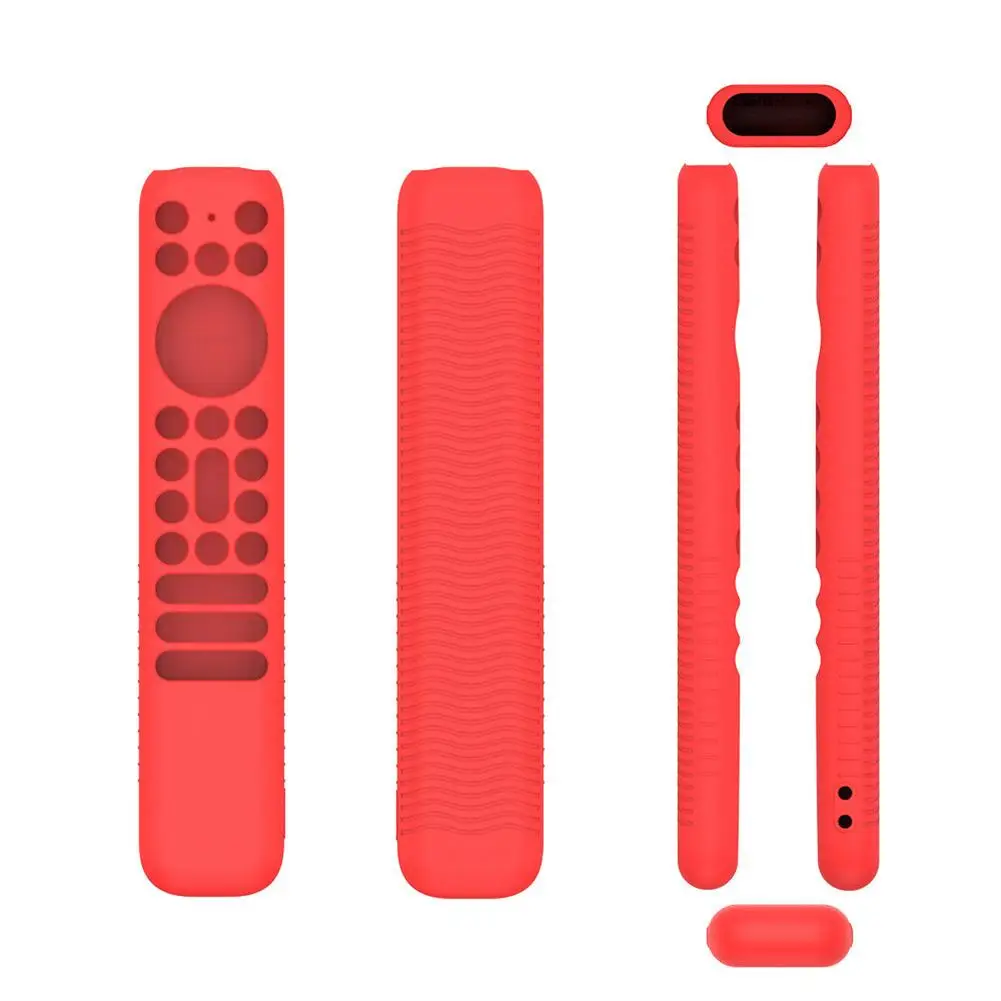 Silicone Remote Case Storage Dustproof Cover With Protective Belt Lanyard For TCL RC902V