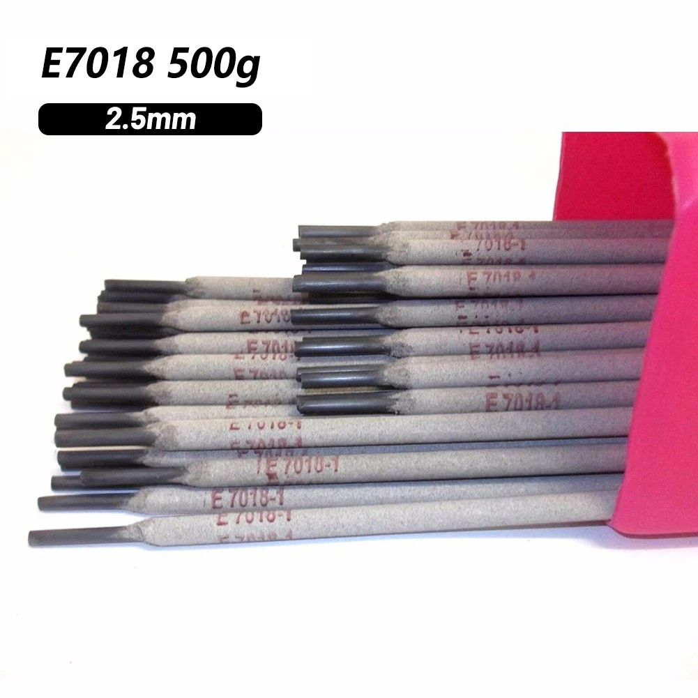 

Electrode Welding Rods Carbon Steel E7018 Materials Metalworking Silver 2.5mm/3.2mm/4.0mm 350mm 500g High Quality