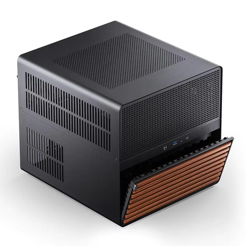 JONSBO N5 NAS Case supports ITX/M-ATX/ATX/E-ATX motherboards ATX PSU Use North American walnut solid wood supports Water cooling pc case,pc chassis,mini itx desktop case