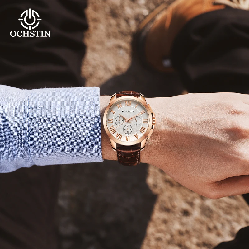 Fashionable atmosphere ancient Roman numerical dial men's quartz watches men's wristwatches clock watches men's authentic watch