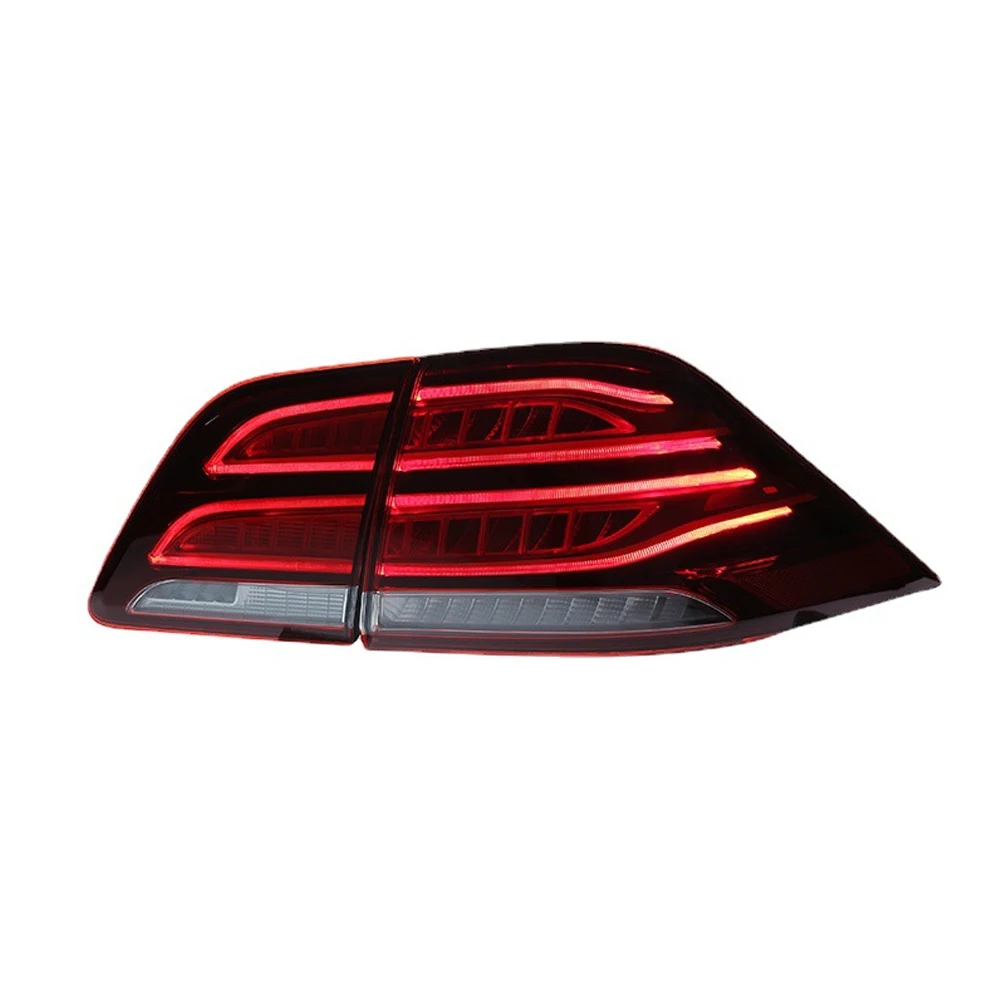 Benz ML-Serisi ML166 LED Far 2012-2015 Farlar DRL Sinyal Lambası Uzun Far Melek Gözü Projektör Lens 2 Adet