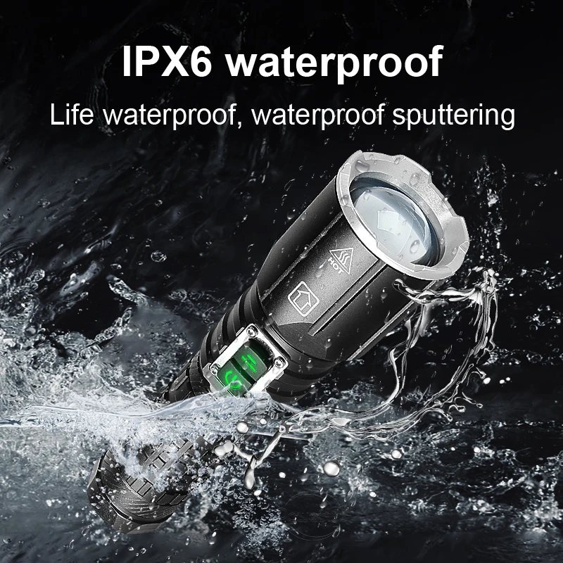 thumbnail image 2 of 100000 Lumen Spotlight, Led Rechargeable Spotlight Flashlight With Tripod, 6 Modes And 3 Colors Filter, Super Bright Solar Spot Lights Outdoor Handheld For Hunting, Boating, Camping 2 of 13