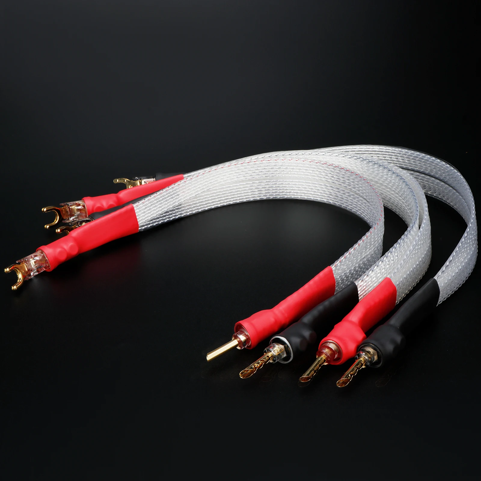 ジャンパーケーブル NORDOST VALHALLA 4本のジャンパーケーブルブリッジ、バル配線、スピーカーブリッジ