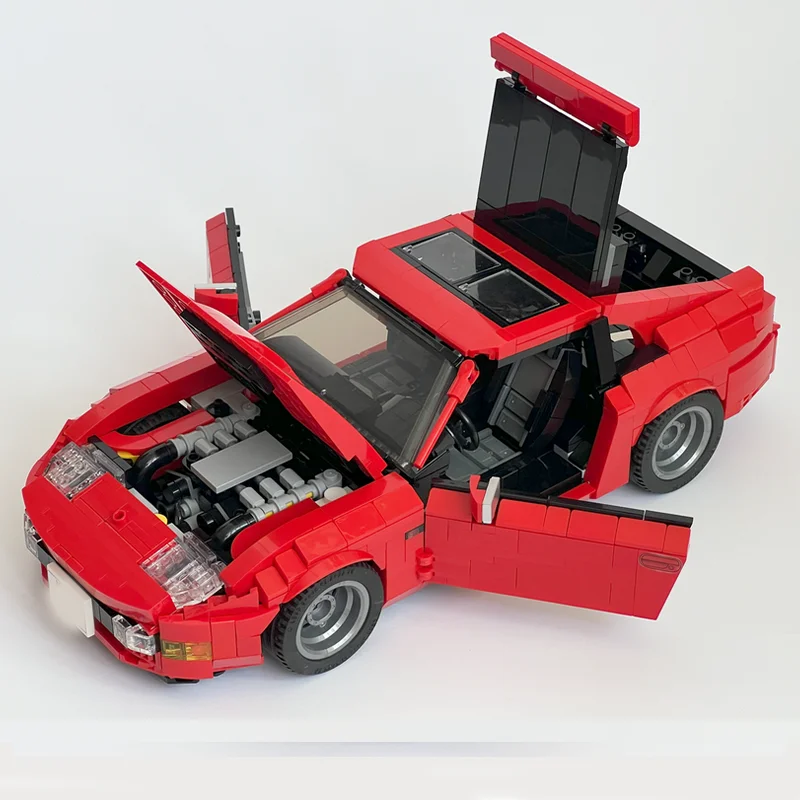 1462PCS New MOC Car Model City Highway (1:14) 300ZX Sports Car Modular ...