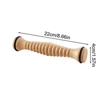 1pc wooden foot massager-foot massage roller for relaxing and relieving pressure. 4