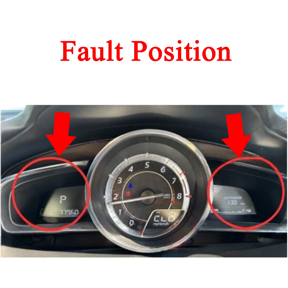 마쓰다 3 악셀라 BM BN CX-3 DK 2 데미오 DJ용 속도계 대시보드 계기판 블랙 스크린 디스플레이 고장 수리 파워 칩