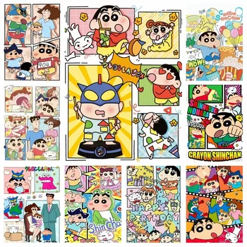 Pittura Diamantata 5D: Crayon Shin-chan Anime - Kit Completo con Diamanti, Mosaico a Punto Croce, Decorazione Artigianale per la Casa