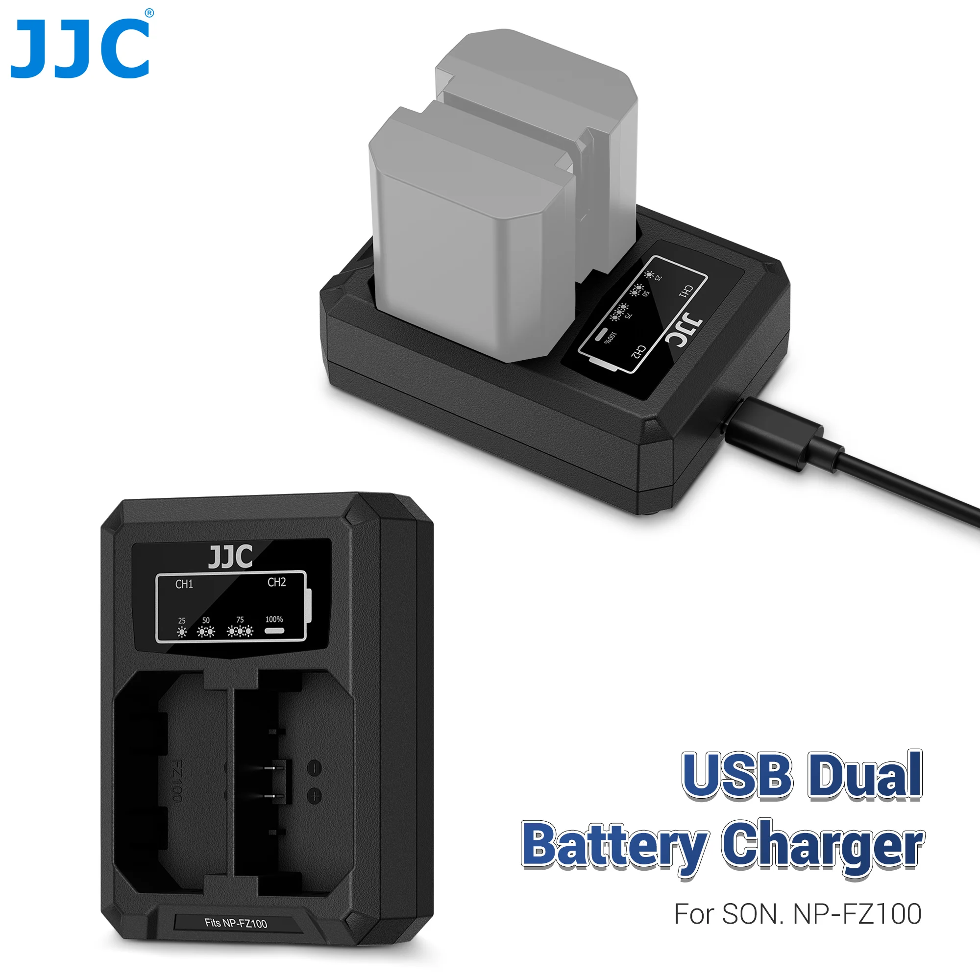 JJC USB-C Battery Charger