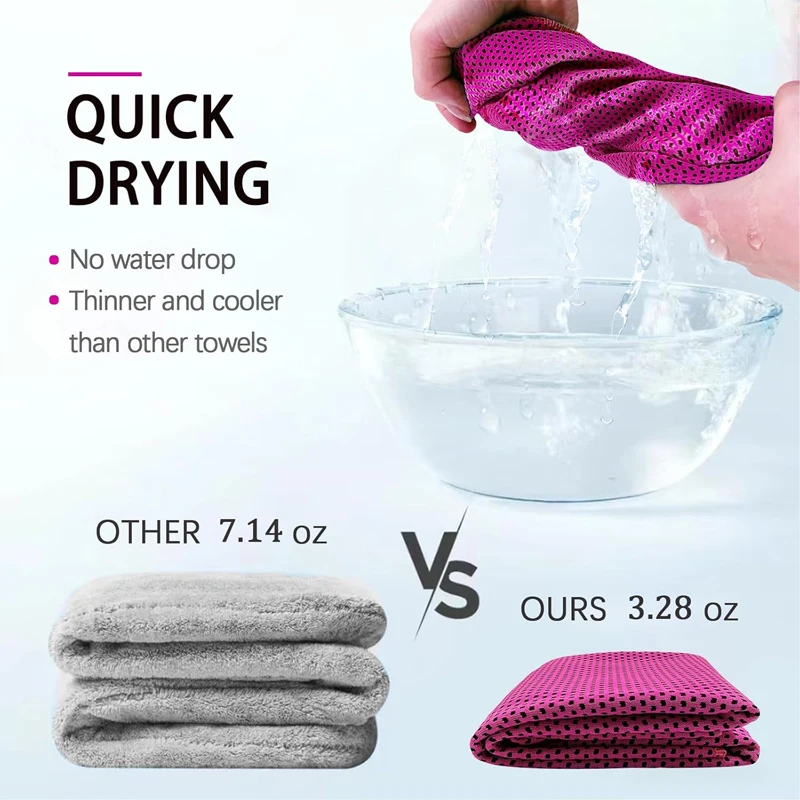 Sport Cooling Towel Microfiber Instant Cool Ice Face Towels for Gym Swimming Yoga Running Quick-dry Towels Cooling Cloth