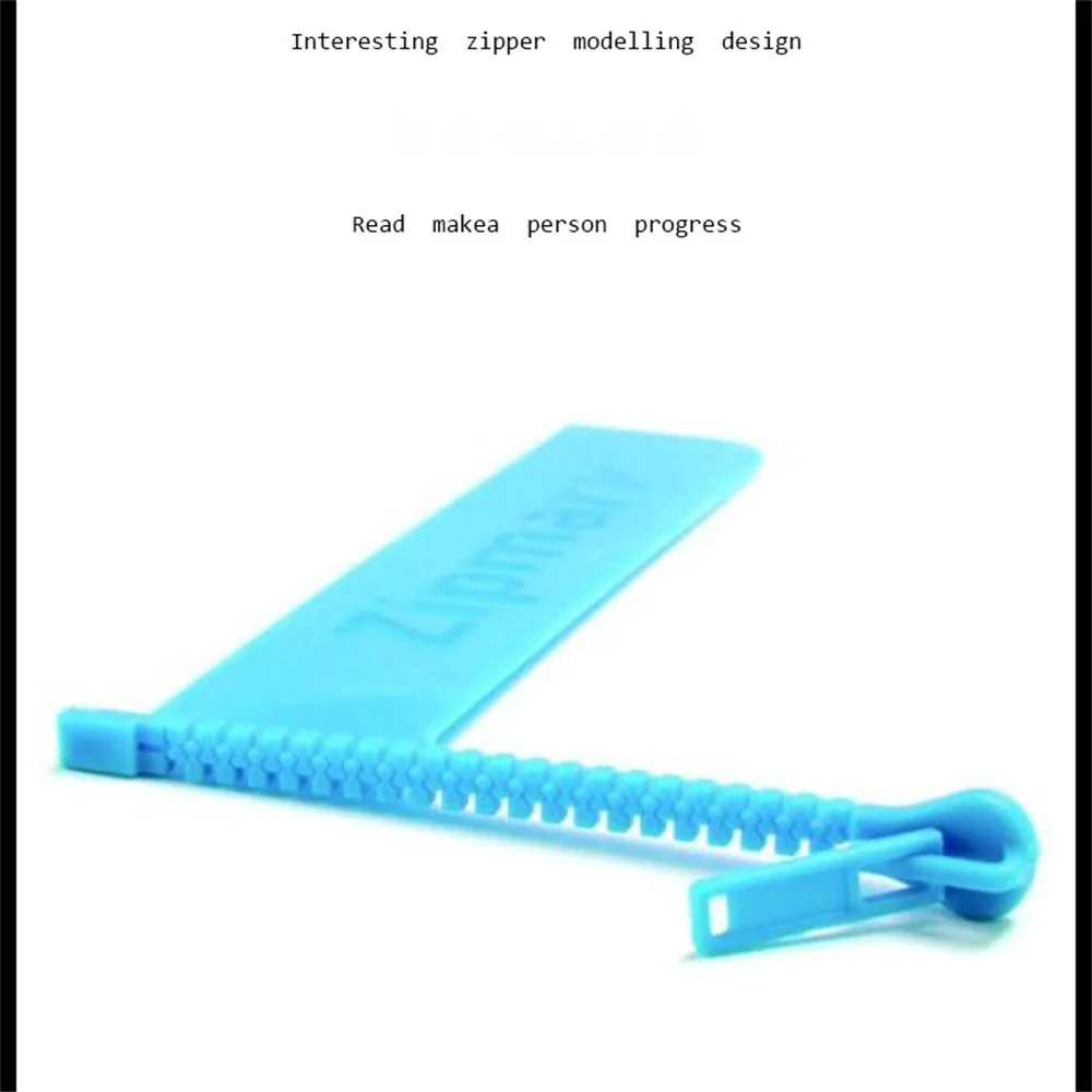 Creative Zipper Bookmark for Pages Books Readers Children Collection