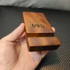 Outdoor camping walnut wood mobile phone stand desktop portable lazy base tablet live universal 2