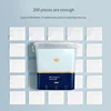200PCS Wet Cotton Stretch Disposable Water Saving Cotton Pad Portable Makeup Removal Cotton Piece Breathable Facial Mask Paper 4