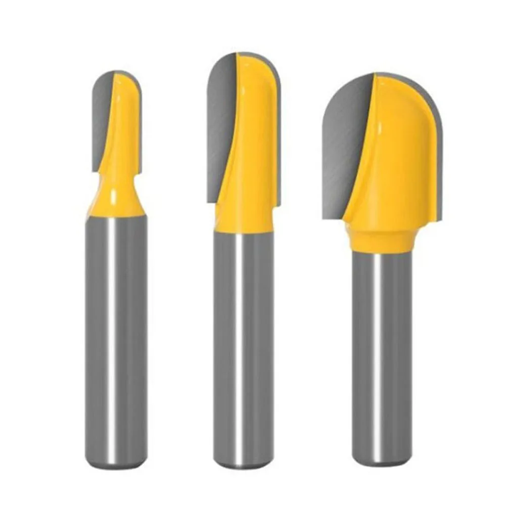 

Practical Router Bit 8MM Shank Router Bit 45# Steel 8MM Shank Router Bit Wood Router Bit Woodworking Power Tools