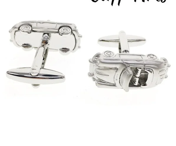 Men's Motorcycle Shape Cufflinks - Silver Copper, 1.8cm, Boutique Cuff Links - View #8