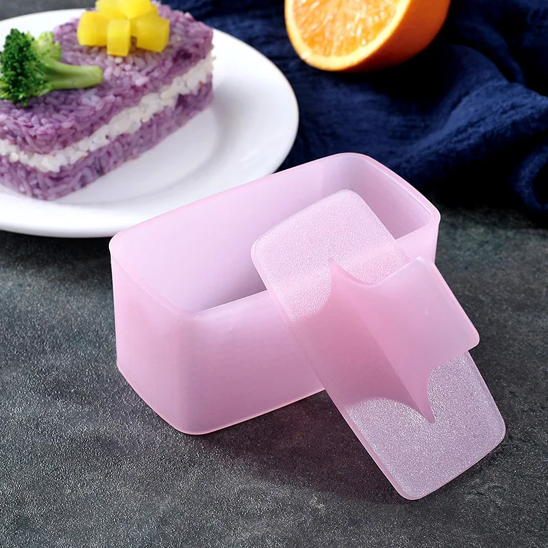 Warship Sushi Mold Spam Musubi Mold DIY Onigir Rice Ball Rectangular Sushi Maker Kitchen Accessories Kit 1 Pcs sushi mold,onigiri mold,sushi maker,rice ball mold,sushi tools