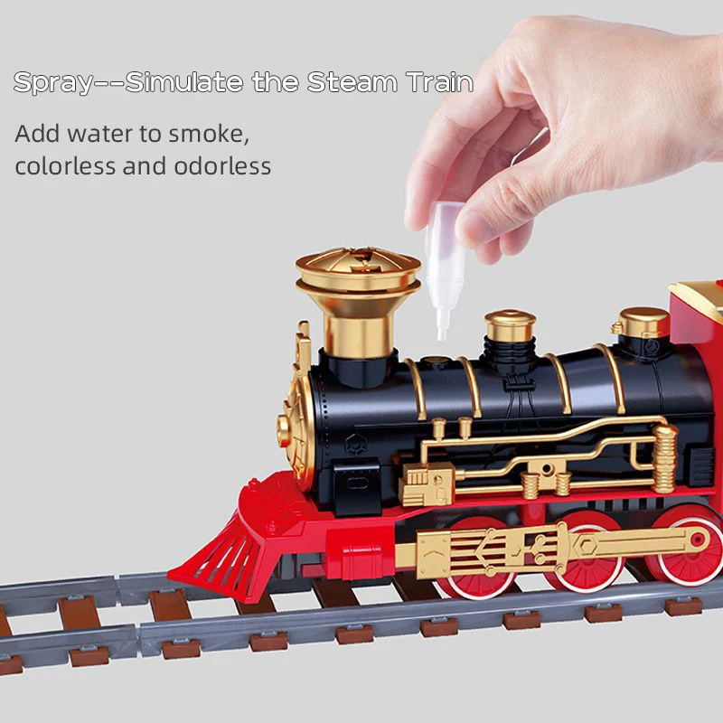 Die Casting Smoke Simulação Trem Elétrico Trilhos de Brinquedo, Modelo  Dinâmico de Vapor, Conjunto Ferroviário, Circuito de Carro, Brinquedos  Infantis, Escala 1:43 - AliExpress