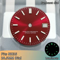 High - Quality 28.5mm Green Luminous Watch Dial - 1 piece (07)