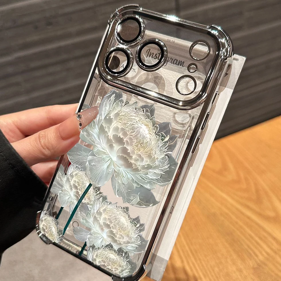 Cute Electroplated Protective Phone Case