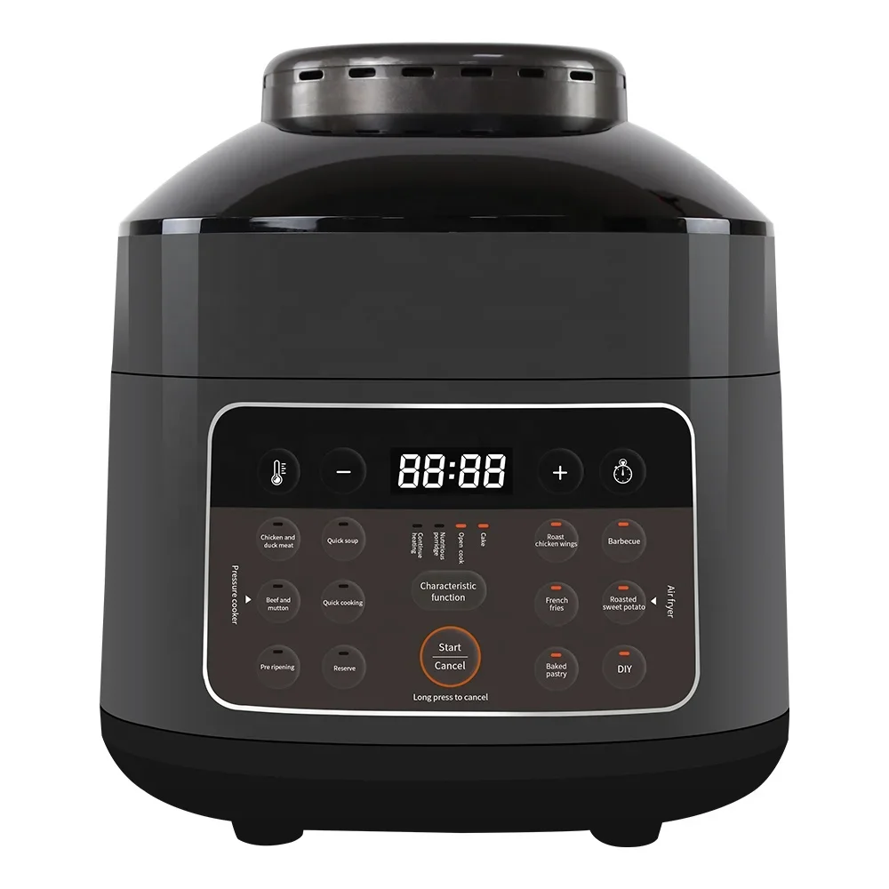 Kitchen Appliance 2-in-1 Pressure Cooker & Air Fryer Pot New Multifunction 4