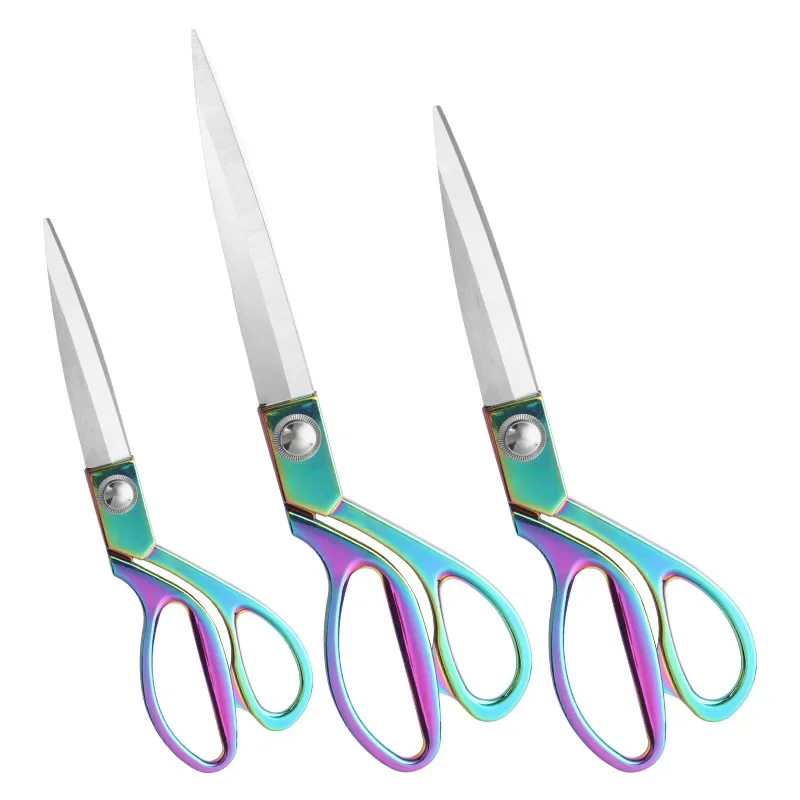 Sewing Scissors Stainless Steel 8/9/10inch Fabric Cloth Cutter Diy Sewing Tools sewing scissors