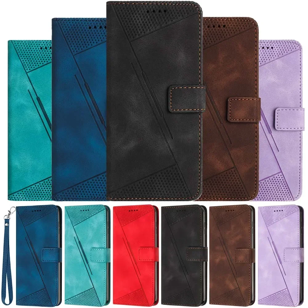 Custodia Flip In Pelle Per Motorola Moto E13, E20, E30, E40, E6, E6s – Portafoglio Con Tasche