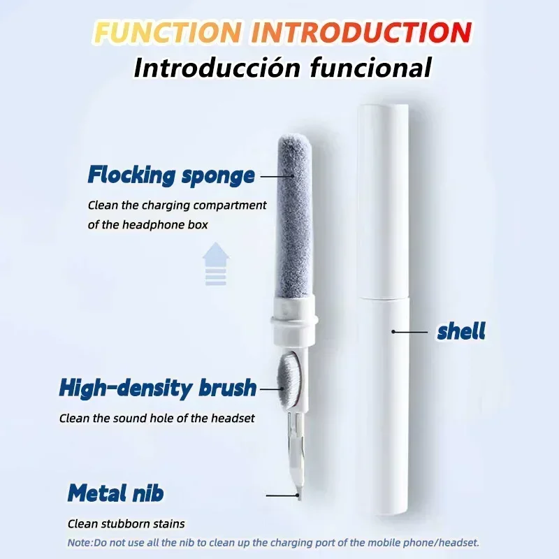 Multi-Function Cleaning Tool Kit for Wireless Earbuds and Bluetooth Headphones