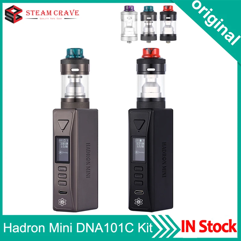 

Original Steam Crave Meson-Hadron Mini DNA101C Combo Kit 100W Box Mod With Meson RTA Tank E-Cig Vape Kit