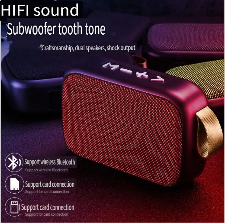 Portable Speakers Outdoor Bluetooth 5.0 Mini Oxford Loudspeaker Wireless Column 3D Stereo Music Player Surround Hifi sound Box