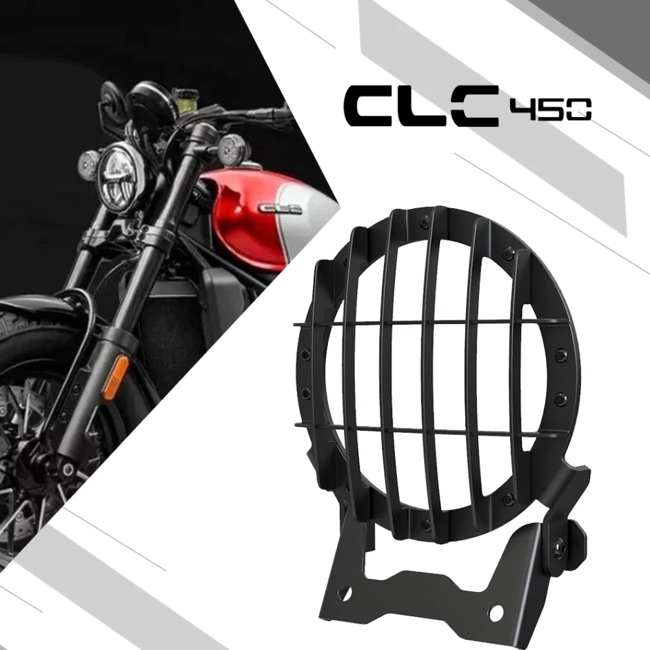 

2024-2025 Motorcycle Headlight Guard Protector Grill Cover FOR CFMOTO CLC450 Bobber 450 CL-C 2023 2024 2025 CLC 450 Accessories